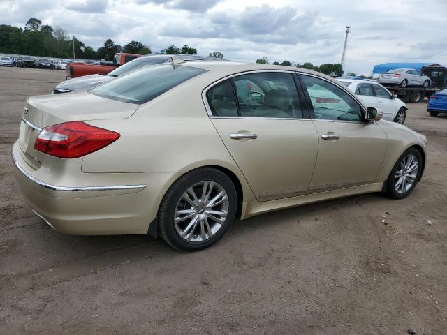 KMHGC4DF6CU181853 - 2012 HYUNDAI GENESIS 4.6L GOLD photo 3