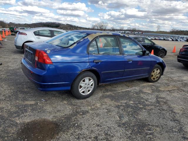 2HGES16374H601027 - 2004 HONDA CIVIC DX VP Mavi foto 3
