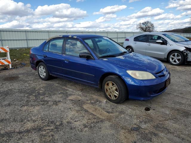 2HGES16374H601027 - 2004 HONDA CIVIC DX VP Mavi foto 4