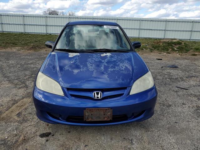 2HGES16374H601027 - 2004 HONDA CIVIC DX VP Mavi foto 5