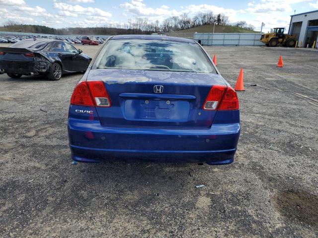 2HGES16374H601027 - 2004 HONDA CIVIC DX VP Mavi foto 6