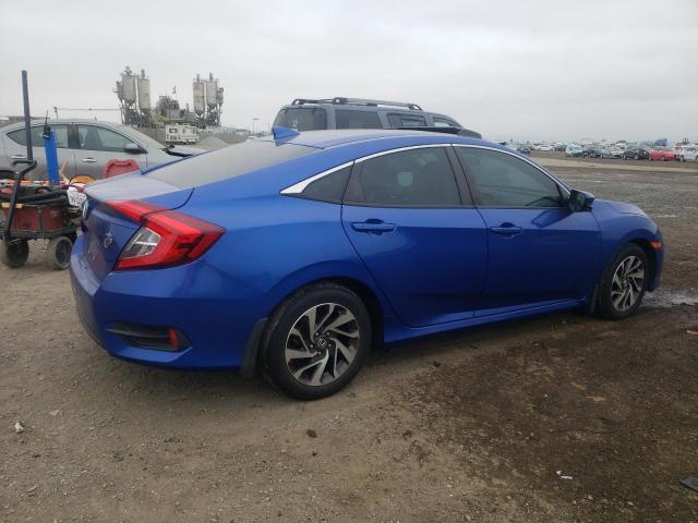 2HGFC2F75HH568156 - 2017 HONDA CIVIC EX BLUE photo 3