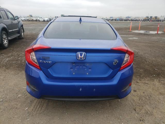 2HGFC2F75HH568156 - 2017 HONDA CIVIC EX BLUE photo 6