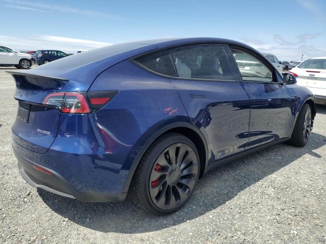 7SAYGDEF6PF898847 - 2023 TESLA MODEL Y BLUE photo 3