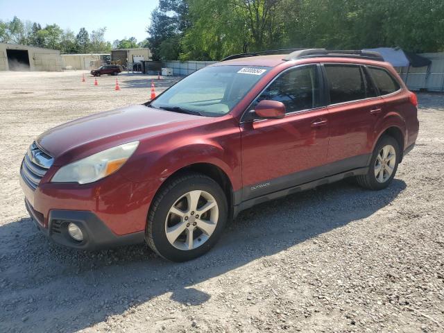 4S4BRCCC4E3223892 - 2014 SUBARU OUTBACK 2.5I PREMIUM BURGUNDY photo 1