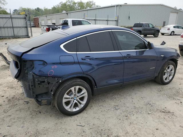 5UXXW3C31H0T78939 - 2017 BMW X4 XDRIVE28I BLUE photo 3