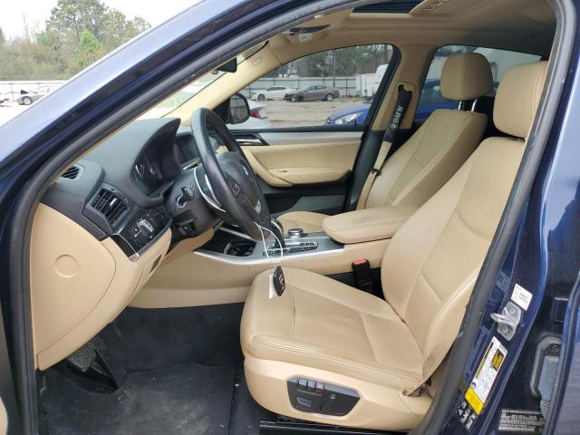 5UXXW3C31H0T78939 - 2017 BMW X4 XDRIVE28I BLUE photo 7