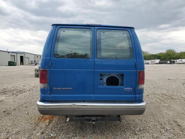 1FBJS31H4SHB31574 - 1995 FORD ECONOLINE E350 SUPER DUTY BLUE photo 6