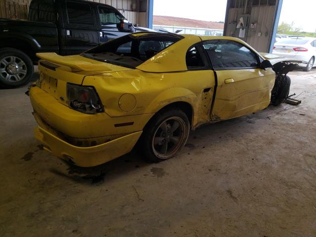 1FAFP42X42F165398 - 2002 FORD MUSTANG GT YELLOW photo 3