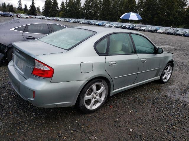 4S3BL616097219888 - 2009 SUBARU LEGACY 2.5I GREEN photo 3