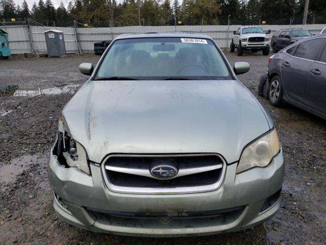 4S3BL616097219888 - 2009 SUBARU LEGACY 2.5I GREEN photo 5