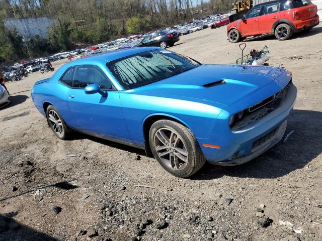 2C3CDZGG7KH509613 - 2019 DODGE CHALLENGER SXT BLUE photo 4