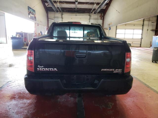 5FPYK1F27AB003757 - 2010 HONDA RIDGELINE RT BLACK photo 6