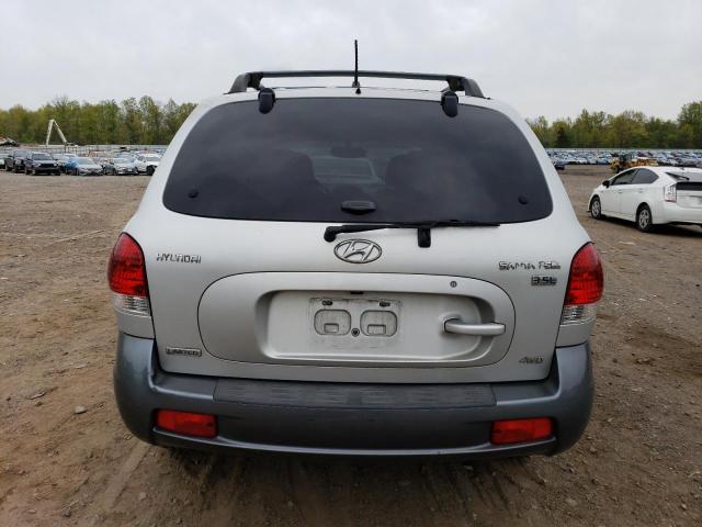 KM8SC73E76U104403 - 2006 HYUNDAI SANTA FE GLS SILVER photo 6