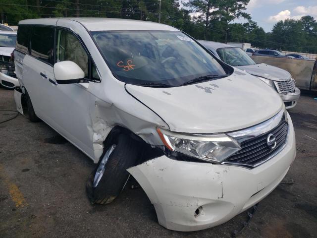 JN8AE2KP9E9107681 - 2014 NISSAN QUEST S WHITE photo 1