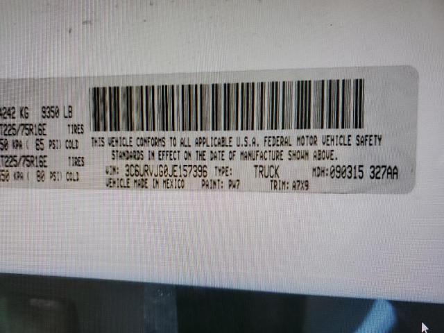 3C6URVJG0JE157396 - 2018 RAM PROMASTER 3500 HIGH თეთრი ფოტო 13