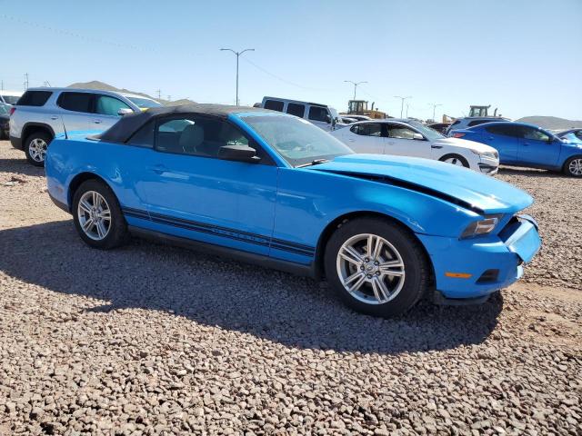 1ZVBP8EN8A5175363 - 2010 FORD MUSTANG BLUE photo 4