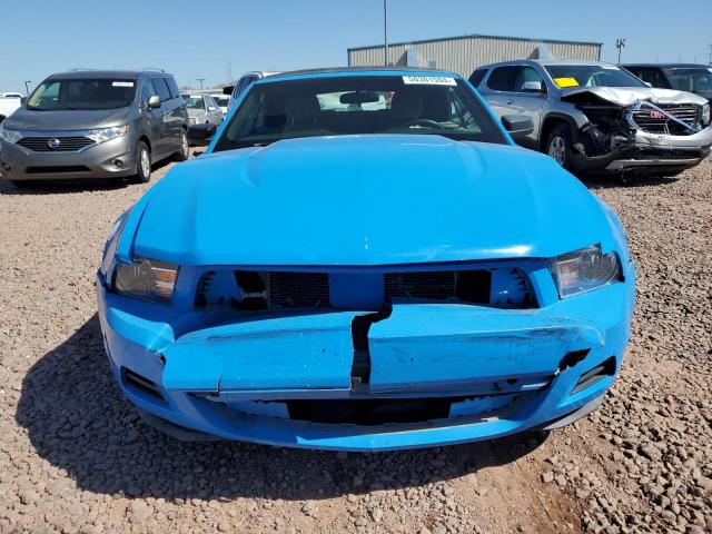 1ZVBP8EN8A5175363 - 2010 FORD MUSTANG BLUE photo 5