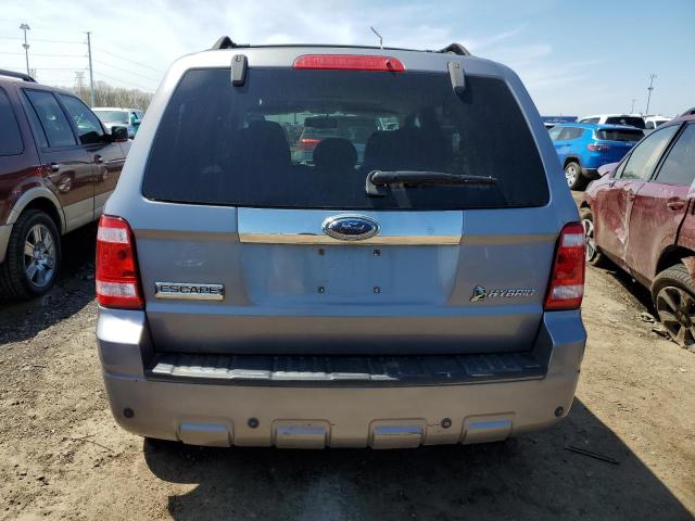 1FMCU59H88KA11914 - 2008 FORD ESCAPE HEV GRAY photo 6