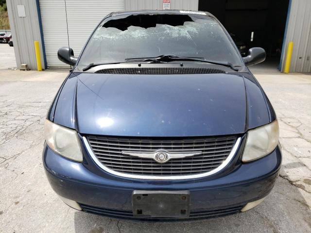 2C4GP54L42R537507 - 2002 CHRYSLER TOWN & COU LXI BLUE photo 5