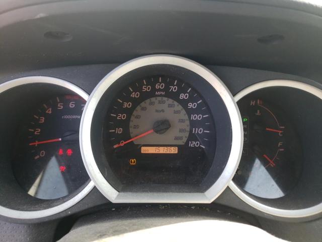 5TEJU62N16Z181106 - 2006 TOYOTA TACOMA DOUBLE CAB PRERUNNER BLACK photo 9