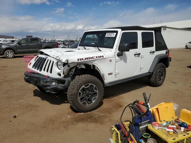 1C4BJWFG8DL691828 - 2013 JEEP WRANGLER RUBICON WHITE photo 1