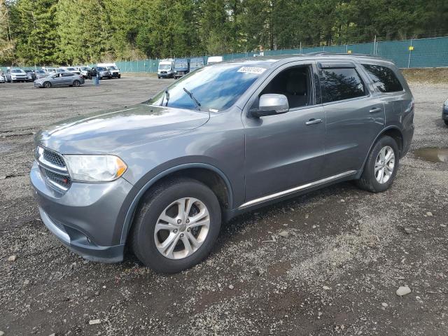 1C4RDHDG0CC112981 - 2012 DODGE DURANGO CREW GRAY photo 1