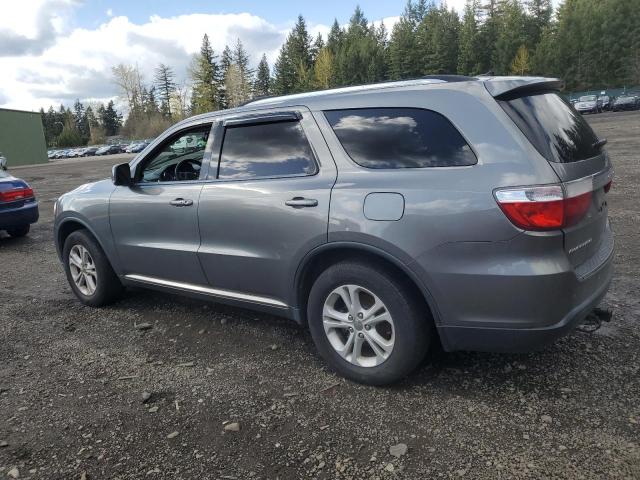 1C4RDHDG0CC112981 - 2012 DODGE DURANGO CREW GRAY photo 2