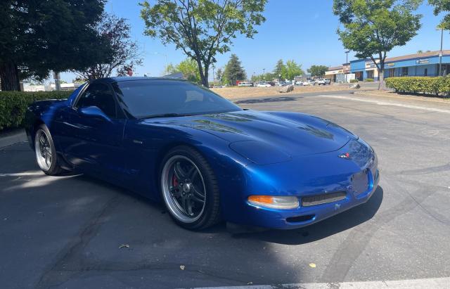 1G1YY12S325108403 - 2002 CHEVROLET CORVETTE Z06 BLUE photo 1