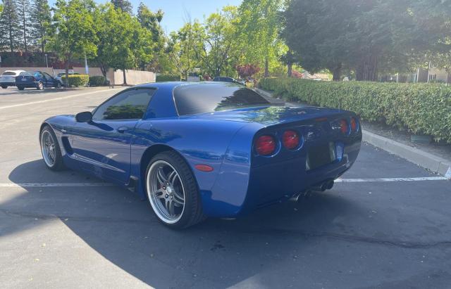 1G1YY12S325108403 - 2002 CHEVROLET CORVETTE Z06 BLUE photo 3