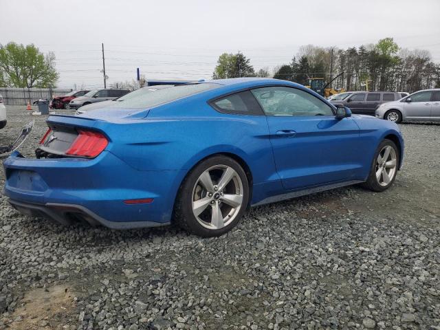 1FA6P8TH6K5157422 - 2019 FORD MUSTANG BLUE photo 3