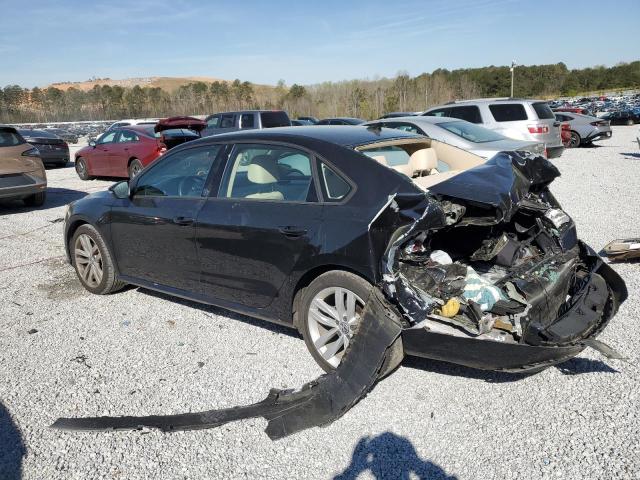 1VWLA7A31KC000745 - 2019 VOLKSWAGEN PASSAT WOLFSBURG BLACK photo 2