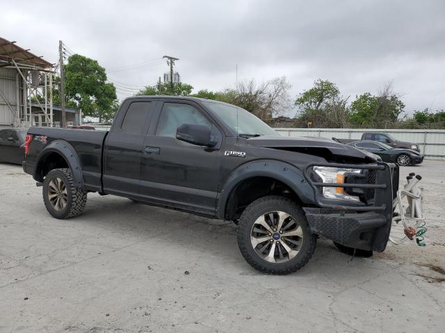 1FTEX1EP2KKC48061 - 2019 FORD F150 SUPER CAB BLACK photo 4