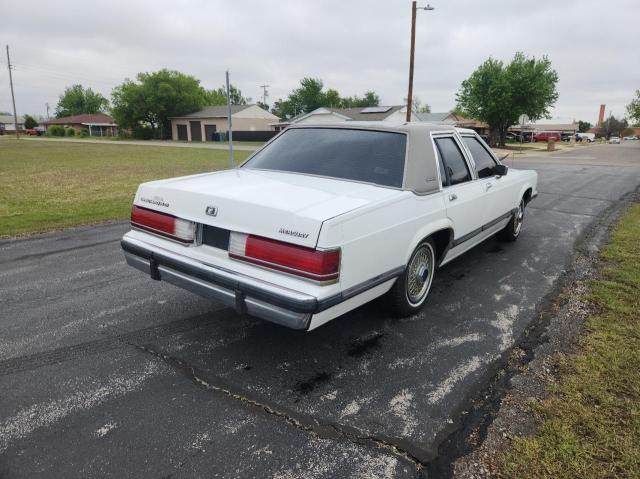 2MEBM74F3KX687370 - 1989 MERCURY GRAND MARQ GS WHITE photo 4