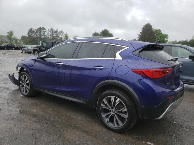 SJKCH5CR4HA017139 - 2017 INFINITI QX30 BASE BLUE photo 2