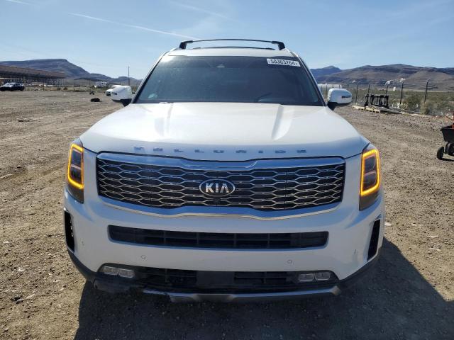 5XYP5DHC9LG027220 - 2020 KIA TELLURIDE SX WHITE photo 5