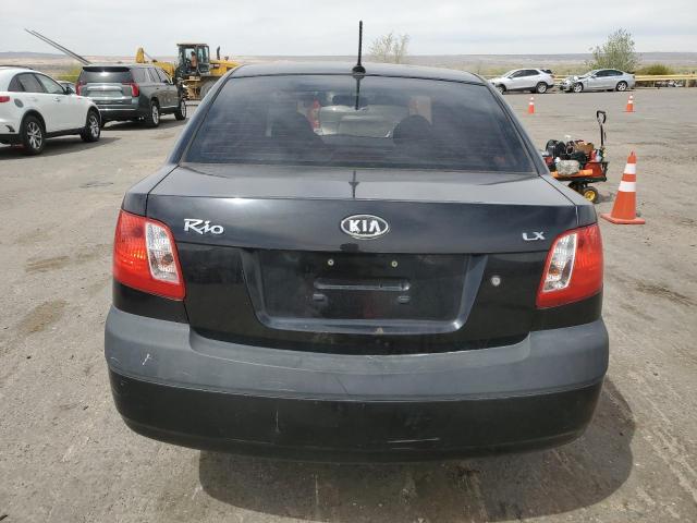 KNADE223896477420 - 2009 KIA RIO BASE BLACK photo 6