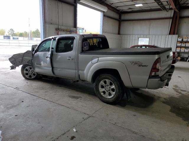 3TMMU52N39M009085 - 2009 TOYOTA TACOMA DOUBLE CAB LONG BED SILVER photo 2