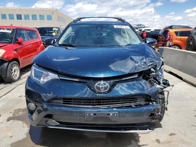 JTMRFREV7JJ252953 - 2018 TOYOTA RAV4 ADVENTURE BLUE photo 5