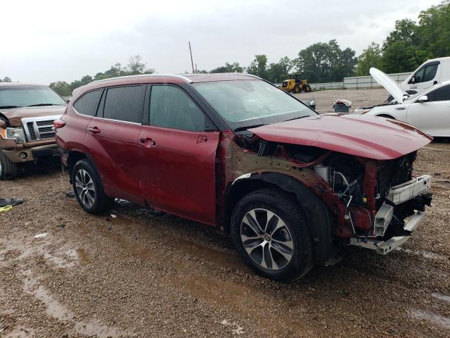 5TDGZRBH9LS518363 - 2020 TOYOTA HIGHLANDER XLE Կարմիր լուսանկար 4