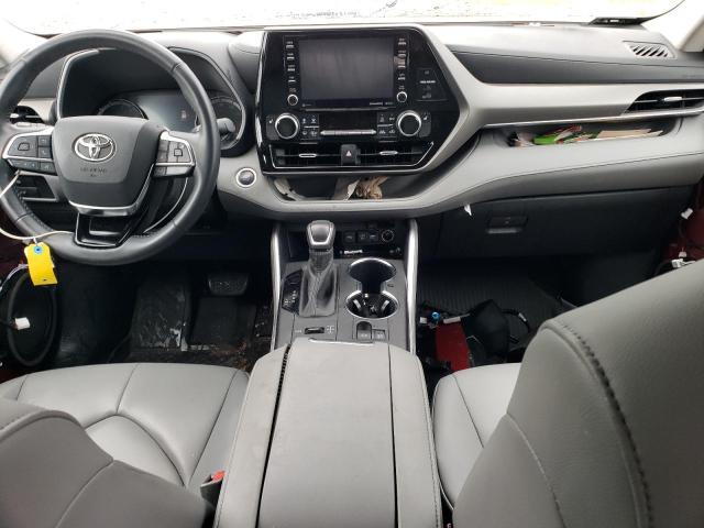 5TDGZRBH9LS518363 - 2020 TOYOTA HIGHLANDER XLE Կարմիր լուսանկար 8