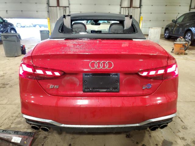 WAUY4GF50NN007119 - 2022 AUDI S5 PRESTIGE RED photo 6