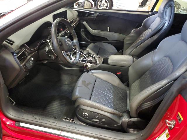 WAUY4GF50NN007119 - 2022 AUDI S5 PRESTIGE RED photo 7
