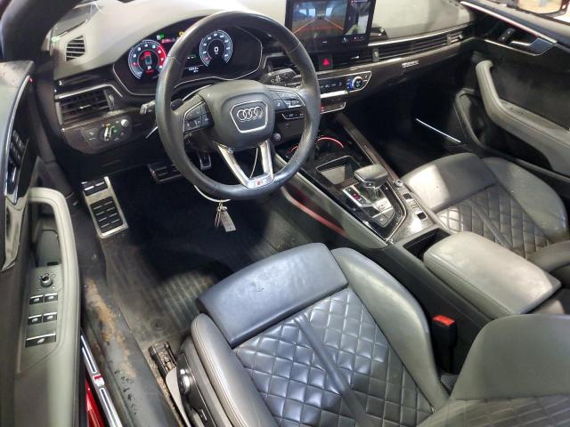 WAUY4GF50NN007119 - 2022 AUDI S5 PRESTIGE RED photo 8
