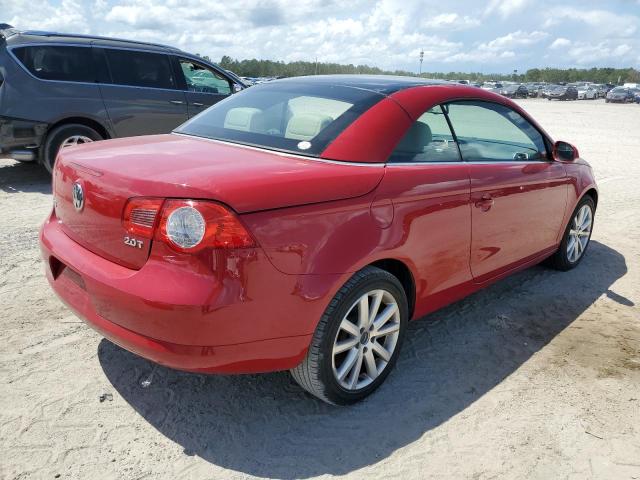 WVWFA71FX7V022880 - 2007 VOLKSWAGEN EOS 2.0T LUXURY RED photo 3