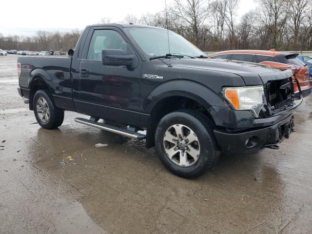 1FTMF1EM2DKG43784 - 2013 FORD F150 BLACK photo 4