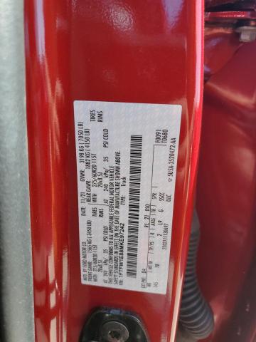 1FTFW1E88MKE97242 - 2021 FORD F150 SUPERCREW RED photo 12