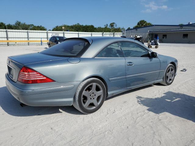 WDBPJ75J54A040529 - 2004 MERCEDES-BENZ CL 500 BLUE photo 3