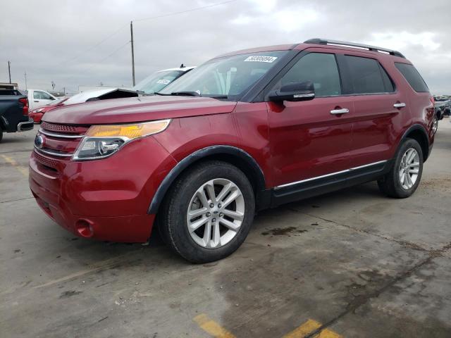 1FM5K7D87EGA46119 - 2014 FORD EXPLORER XLT RED photo 1