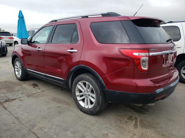 1FM5K7D87EGA46119 - 2014 FORD EXPLORER XLT RED photo 2